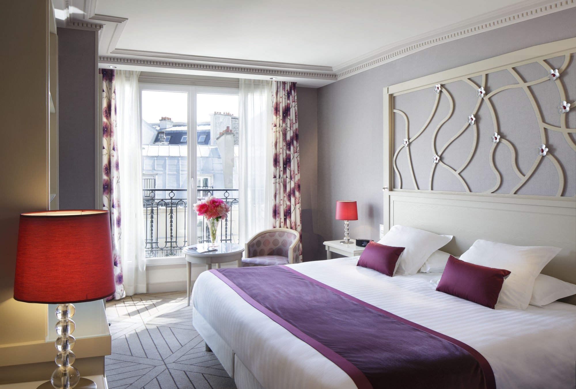 Chambre privilege mordoré Hotel Rochester Champs Elysées